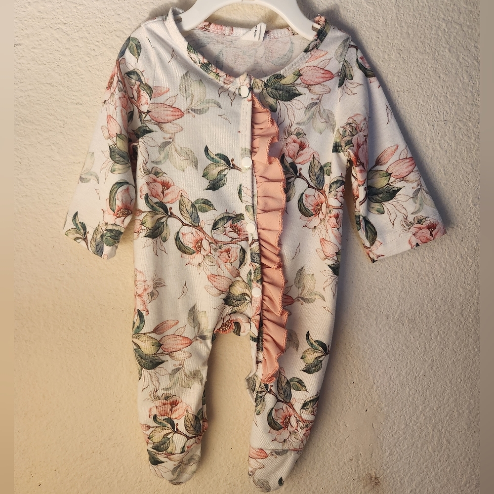 Floral footie